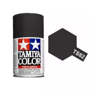 Bombe de peinture aérosol noire - TAMIYA TATS82