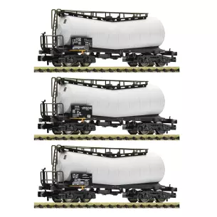 Pack de 3 wagons citernes FLEISCHMANN 846007 - ATIR-RAIL - N 1/160 - EP VI