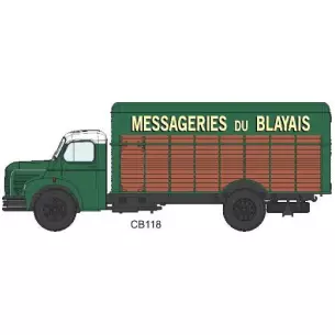 Camion Berliet GLC 6 Fourgon bois MESSAGERIE DU BLAYAIS