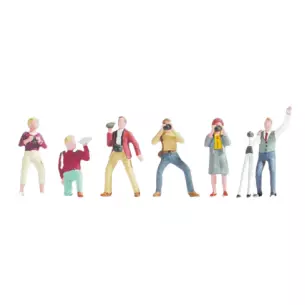 Lot of 6 figures Photographers men and women SAI 338 - HO : 1/87