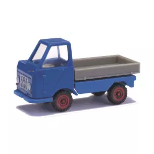  Camion Multicar M22 Busch 211015502 - TT 1/120ème - Bleu et gris