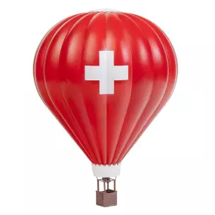 Montgolfière avec symbole suisse