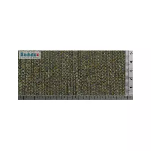 Plaque de décors Redutex 120CF121 - HO 1/87 - Route de pierre polychrome