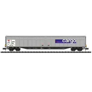 Wagon à parois coulissantes gris "cargo" MINITRIX 18427 - CFF - N 1/160 - EP V