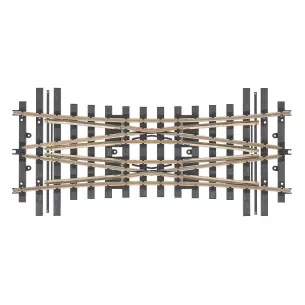 Traversée Jonction Double 15° Partie Centrale - R 1394mm MÄRKLIN 59093 - I 1/32