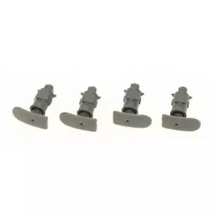 Set de 4 Tampons unifiés avec bord arrondi fonctionnel électrique/diesel