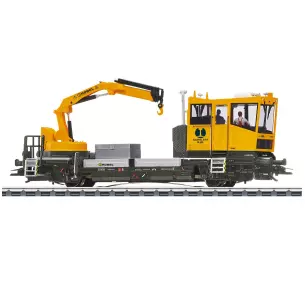 Wagon pour la maintenance des rails ROBEL Marklin 39543 - HO 1/87 - Aarsleff Rail - EP VI
