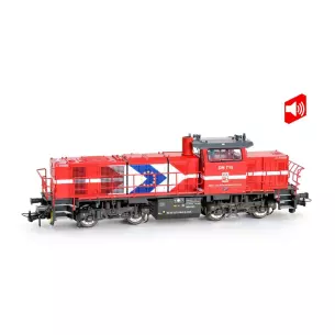 Locotracteur diesel G1000 MEHANO 90245 - HGK - HO 1/87 - EP VI