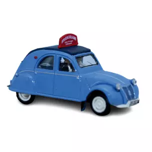 Véhicule Citroën 2CV AZLP Auto-école, bleu, 2 personnages, SAI 1606 HO 1/87