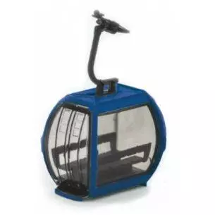 Télécabine Œuf Oméga V Jägerndorfer 82003 - HO 1/87 - bleue
