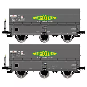Coffret de 2 wagons coke MH45 "SIMOTRA"