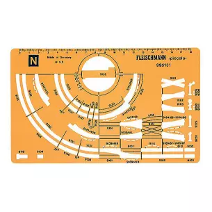 Gabarit de traçage N FLEISCHMANN 995101 - N 1 : 160