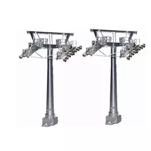 2 support towers for Jagerndorfer 50300 cable car - Height 120 mm