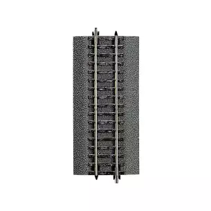 Roco DG1 straight track 42511 with flexible ballast - 119 mm - HO : 1/87 - Code 83