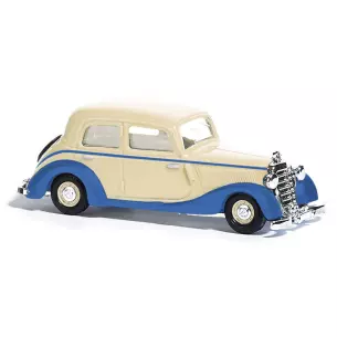 Véhicule Mercedes MB 170 V crème et bleu BUSCH 41442- HO 1/87