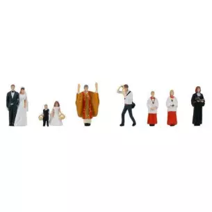 Wedding Characters - HO 1/87 - Faller 151610