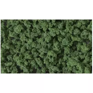 Sachet de flocage buisson vert foncé Woodland Scenics FC147 - HO 1/87 - 353 cm³