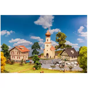 Ensemble de maquettes "Village idyllique" Faller 190082 - HO : 1/87 - EP III