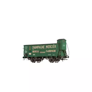 Boxcar G10 Brawa 49863 Champagne Mercier - HO 1/87 - Alsace lorraine