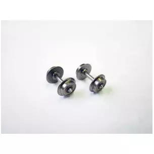 1 paire d'essieux pour voiture voyageur PIKO 46230 - N 1/160