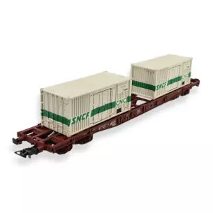 Wagon porte-conteneurs de type S68 - JOUEF HJ6195 - HO 1/87