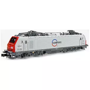 Locomotive électrique BB 37501 EUROPORTE livrée grise et rouge