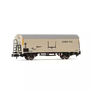 Refrigerated wagon with D.T.M.V.F.-F.F.A axles