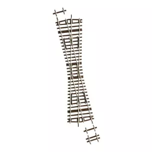 Croisement 15° 230 mm K15 Roco 42497 - HO : 1/87 - Code 83