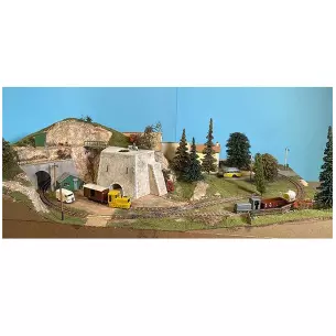 Extension "four à chaux" - TRAIN'IN BOX - LRPRESSE - HOe 1/87 voie étroite