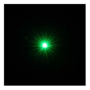 5 green flashing LEDS