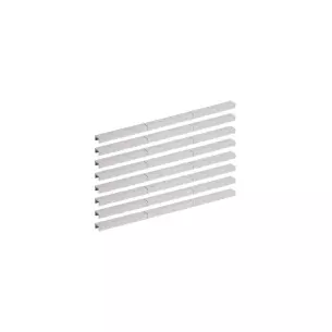 Set de 24 Caniveaux pour câbles de commandes Busch 7779 - HO 1/87
