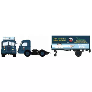 Panhard Movic "SCETA" blue with Advertising - Trailer "Blancheur ¨Persil"