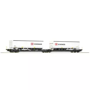 Wagon double articulé T3000e Roco 77390 - HO 1/87 - DB - EP VI