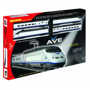 Set de départ TGV AVE Mehano T682 - HO : 1/87 - ovale de voie inclut