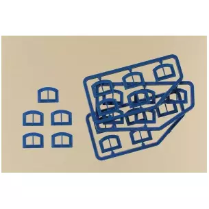 Fenêtre M bleues