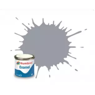 Peinture cellulosique couleur Gris Orge R.A.F Satine N°167 - Humbrol A1818 - 14 mL