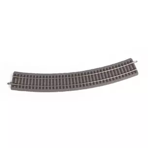 Curved rail with ballast track A, dimensions 546 mm