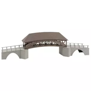 Un vieux pont en bois FALLER 191774 - HO 1/87 - EP I - 370x83x110mm