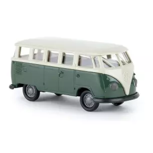Voiture VW T1b Mindersamba grise- HO 1/87 - Brekina 31834