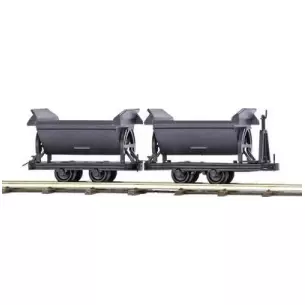 Tilting wagons - HOe 1/87 - BUSCH 12216