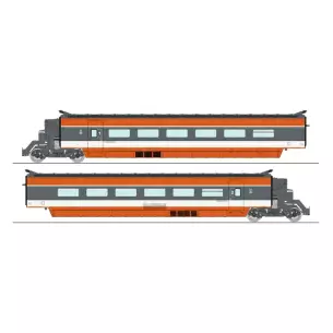 Set complémentaire TGV PSE REE Modèles TGV003 - HO 1/87 - SNCF - EP IV