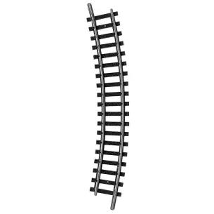 Rail courbe Minitrix R2 rayon 228.2 mm 24° - N : 1/160 - code 80 - 14924
