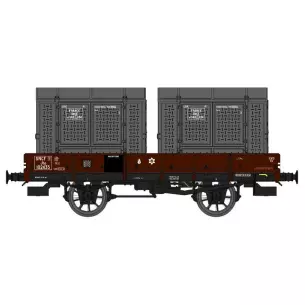 Flat car with axles type OCEM 19 "SNCF