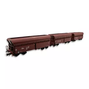 3 piece set Self unloading hopper wagons- PKP Cargo