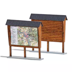 2 Panneaux indicateurs BUSCH 1495 - HO 1/87