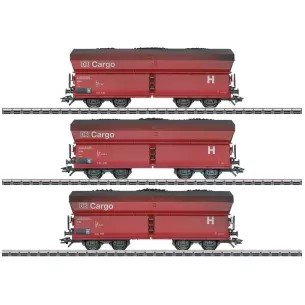Set of 3 Marklin loading cars 46238 Fals 176 - HO 1/87 - DB / AG - EP V