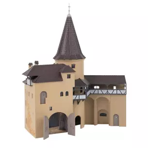 Tour poudrière à Créneaux FALLER 130825 - HO 1/87 205x150x260mm
