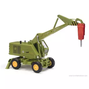 Excavateur avec grue Weimar BUSCH 42889 - HO : 1/87 - secteur agricole
