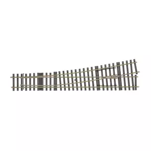 Coffret aiguillage droit à gauche R2321mm - 10° - L 600mm MÄRKLIN 59084 - I 1/32