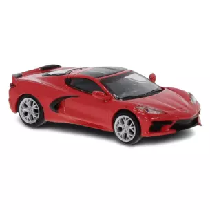 Voiture Chevrolet Corvette C8 rouge, PCX 870209 - HO 1/87